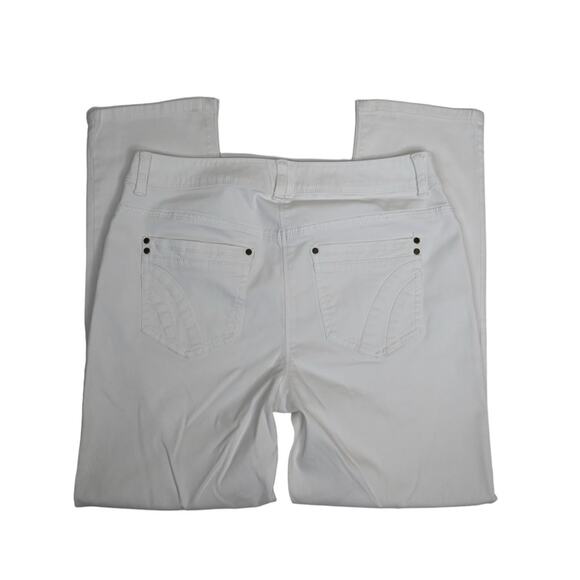 Chico's Womens 6 Chico's 0.5 Skimmer White Jeans - Picture 5 of 11